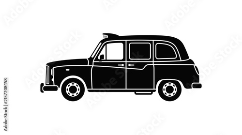 Classic Hackney Carriage Silhouette