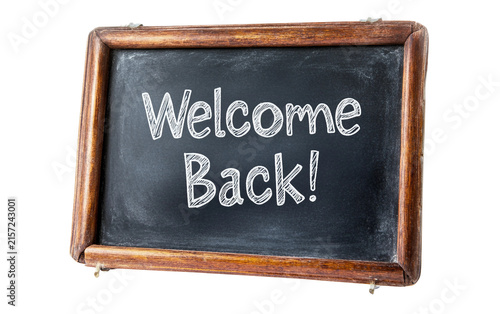 Small wooden framed chalkboard designed for writing notes announcements lessons greetings menus and creative messages in educational or home settings Isolated on transparent background PNG