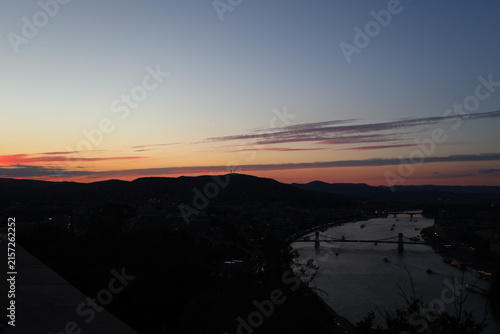 Bild auf Leinwand Traditional Hungarian Sunset