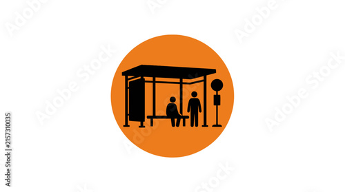 Bus Stop Icon Design