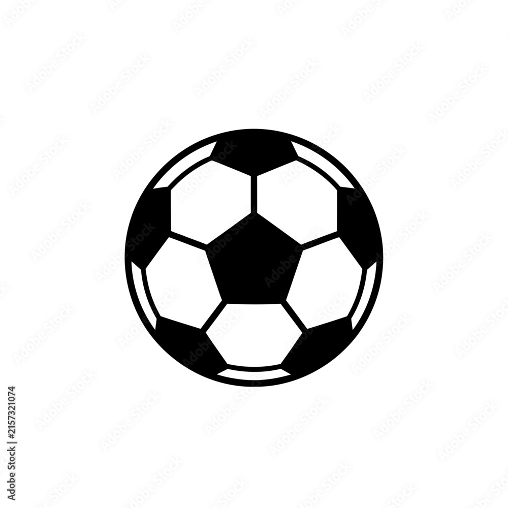Fototapeta premium Classic Soccer Ball Isolated on Transparent Background - Black and White Design