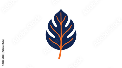 Tropical Leaf Icon Vector Isolated on Transparent Background