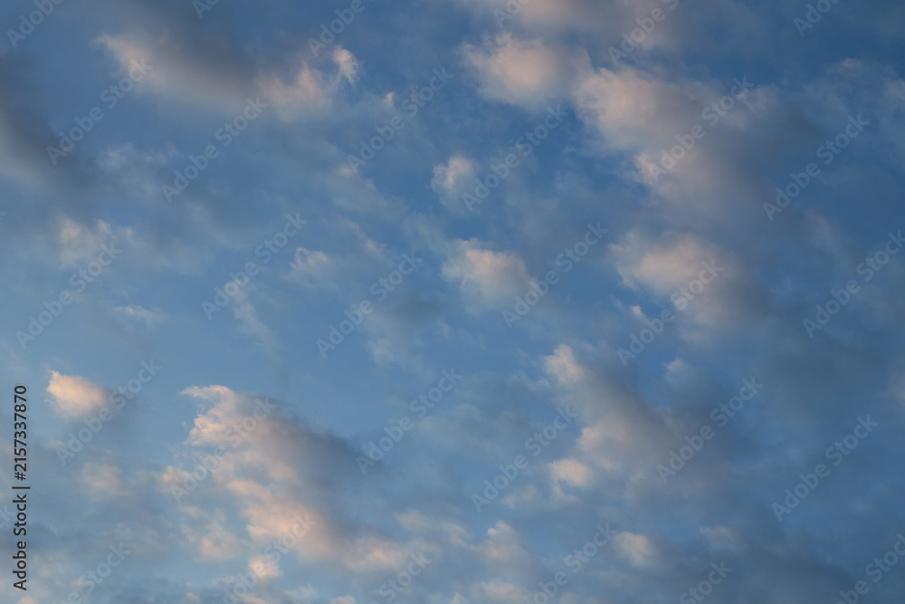 Obraz premium Soft Clouds in a Blue Sky