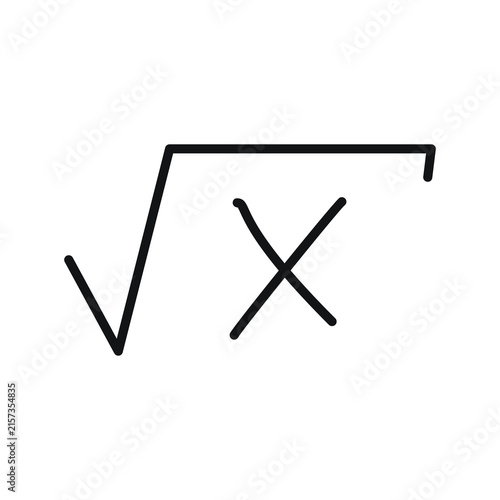 Bild auf Leinwand Hand-drawn checkmark and cross error correction symbol on blank white background