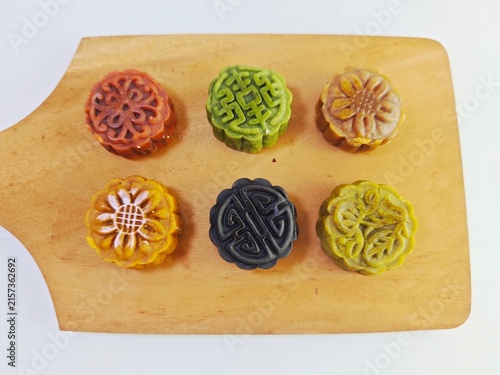 easter eggs on a wooden table
