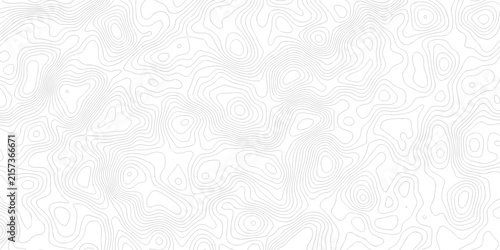 Foto Minimal area topography spiral line white background