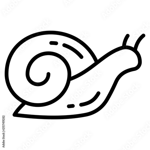 Tapety artystyczne Snail Icon Element For Design