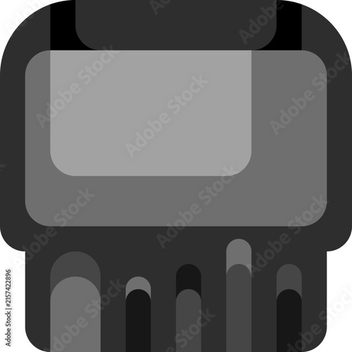 Computer chip black