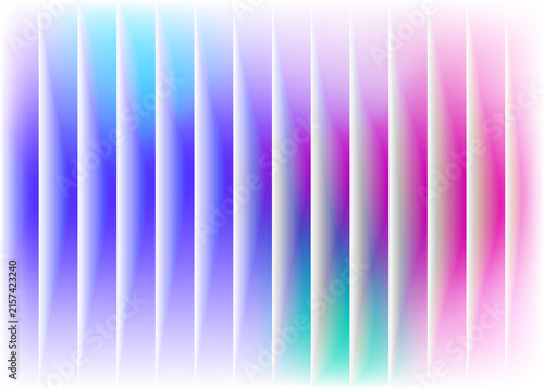 Photography Abstract gradient background with blue and pink vertical pleated stripes