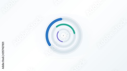 Circular Progress Ring Animation with Minimal Copy Spac