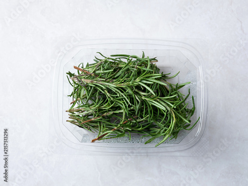 Fresh rosemary, fresh food ingredients