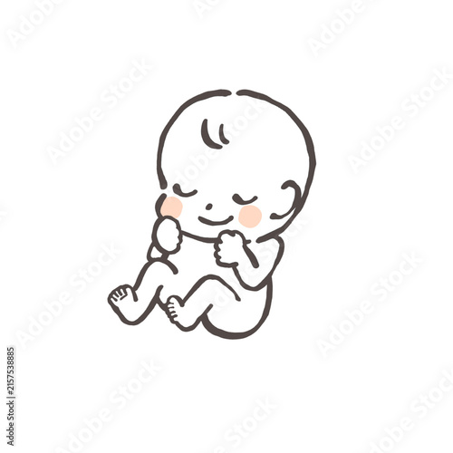 Cute Baby in the Womb