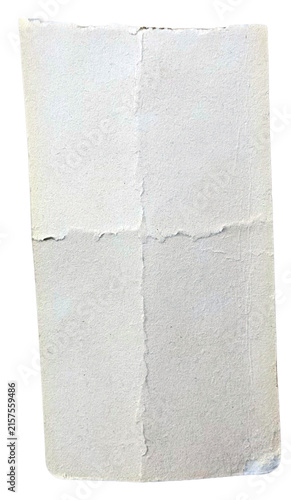 Plakat w ramie old paper isolated on white background