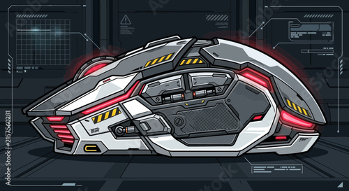 Futuristic computer mouse design, sci-fi technology, gaming accessory, digital interface