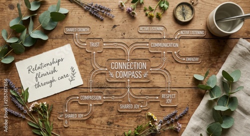 Connection Compass: A Visual Guide to Relationships, Trust, and Communication