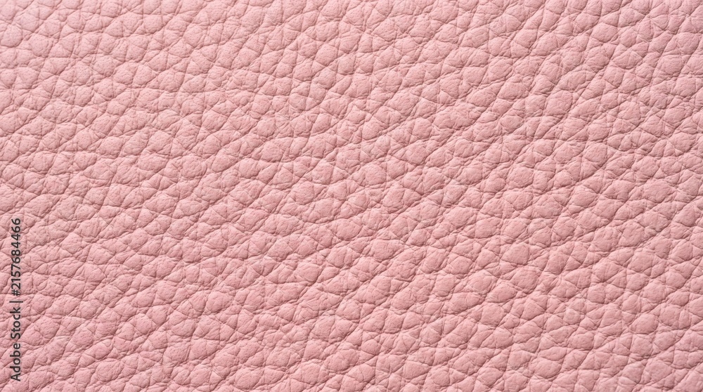 Fototapeta premium Pink Leather Texture Close-Up with Natural Grain Pattern