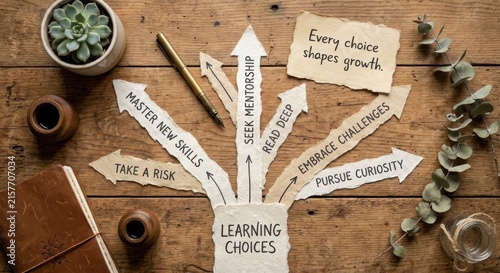 Learning Choices Branching Into Various Paths for Personal Growth and Success