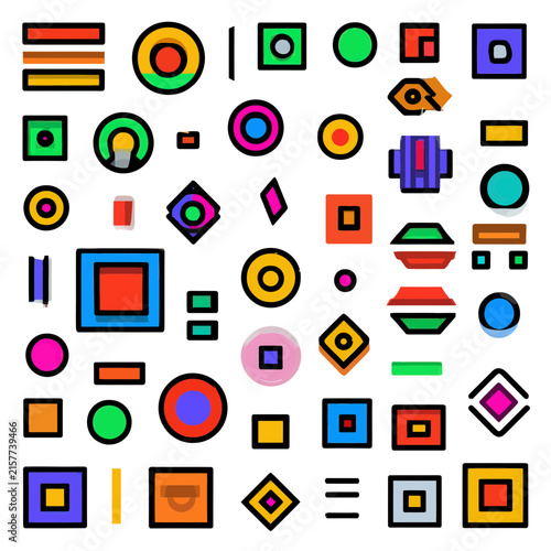 Diverse Geometric Shapes Collection