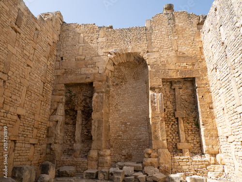 Ciudad romana de Dougga, en Túnez, África