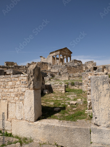 Ciudad romana de Dougga, en Túnez, África