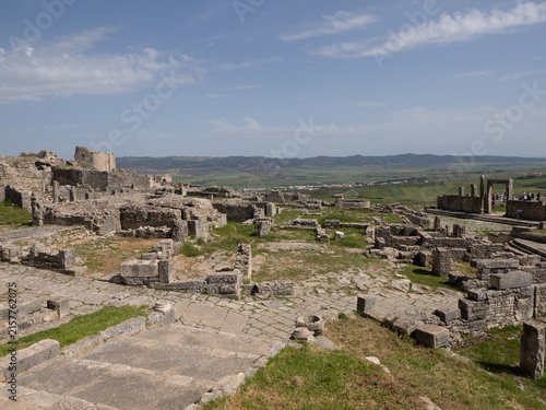 Ciudad romana de Dougga, en Túnez, África