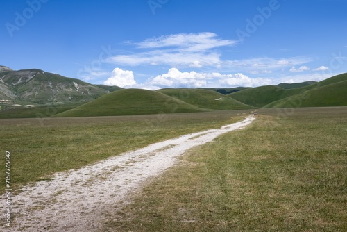 Monti Sibillini Nationalpark, Italien, im Frühling