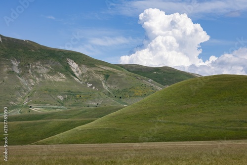 Monti Sibillini Nationalpark, Italien, im Frühling