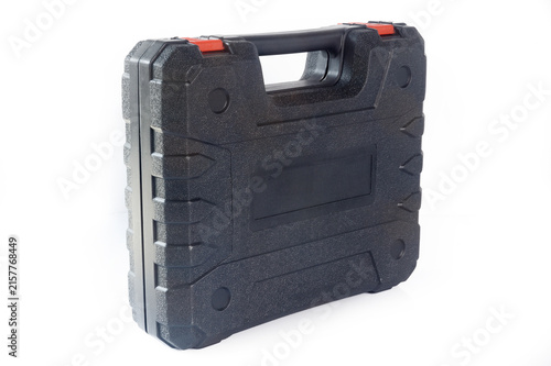 Small tool box on white background