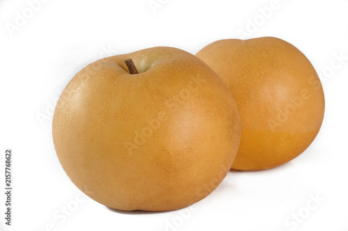 snow pear isolated on white background