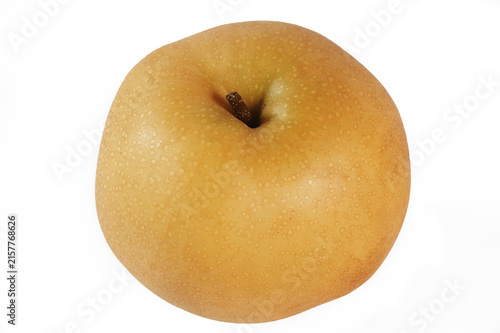 snow pear isolated on white background