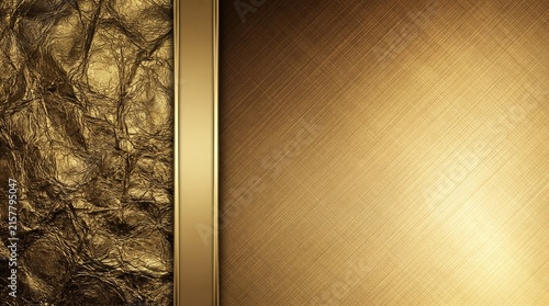 gold metal background with gold pattern