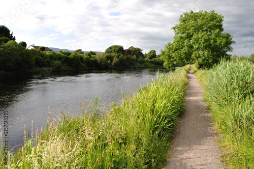 River walk in Killorglin, Ireland