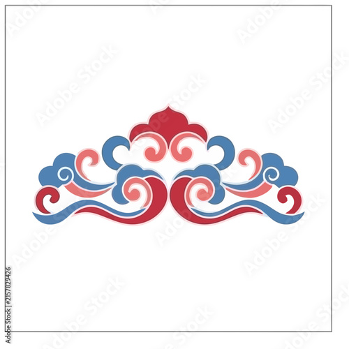 Traditional Decorative Swirls and Clouds
