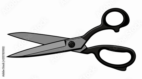 Sharp Steel Tailor Scissors with Ergonomic Black Handles for Sewing Dressmaking Crafting and Office Stationery Supplies
