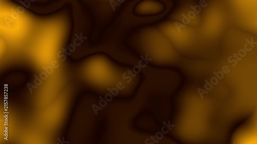 Golden Amber And Yellow Liquid Wave Organic Fluid Motion Backdrop For Modern Web Media