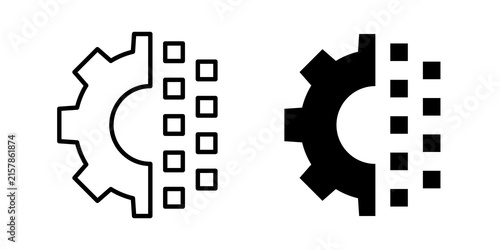 Transform icon for landing page designs