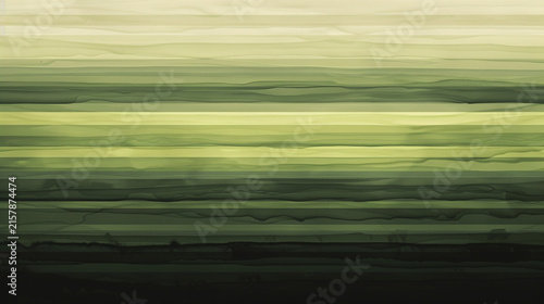 Abstract Olive Green Alcohol Ink Texture Background with Horizontal Metallic Stripes