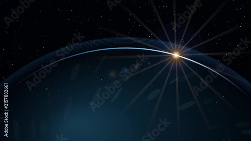 Earth Orbit Sunrise