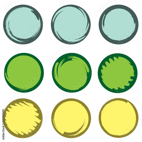 set of buttons