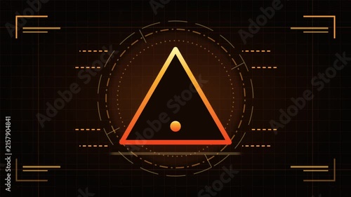 Futuristic Warning Alert