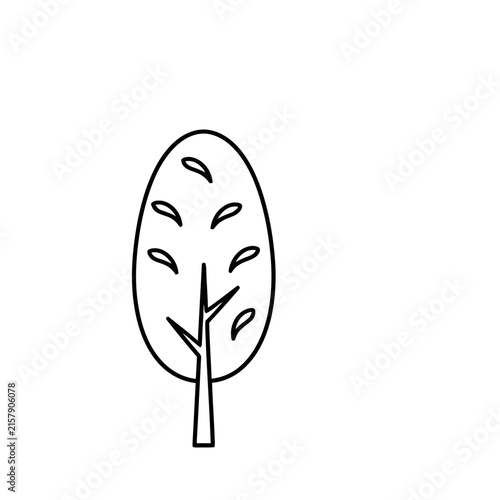 Simple tree illustration