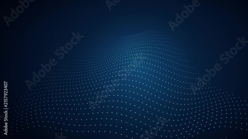 Blue Particle Wave