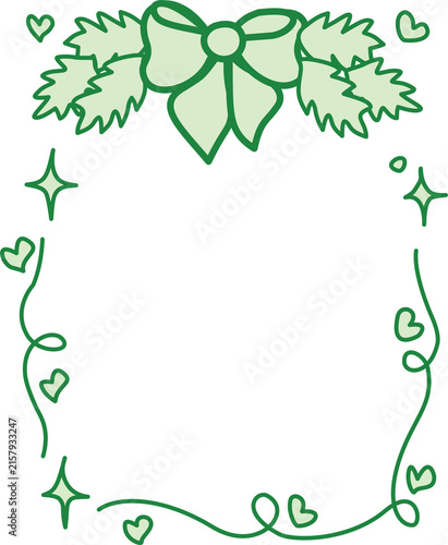 cute ribbon frame