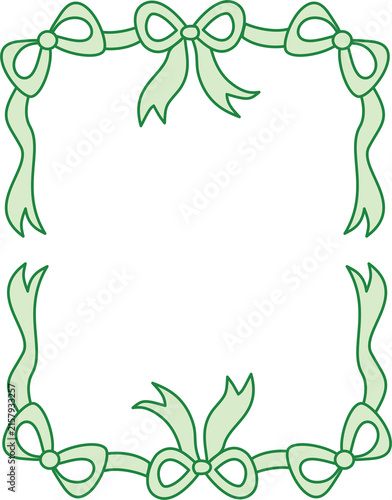 cute ribbon frame