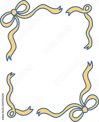 cute ribbon frame