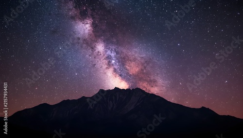 starry night sky with clouds