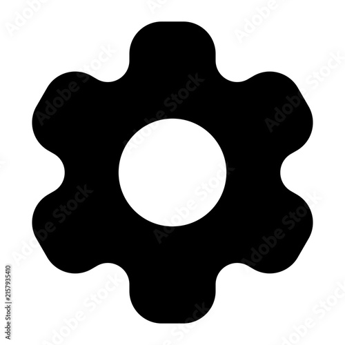 Gear Settings Cog Glyph Icon
