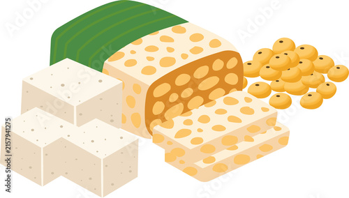 Obraz na płótnie Carbohydrat and protein food