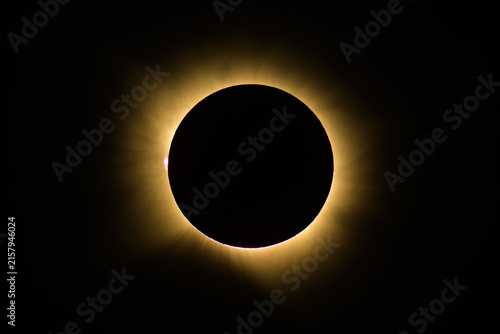 Cuadro en lienzo Eclipse Solar - Fase de Totalidad