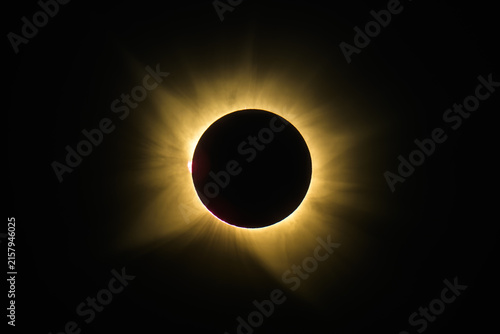 Принти на полотні Eclipse Solar - Fase de Totalidad